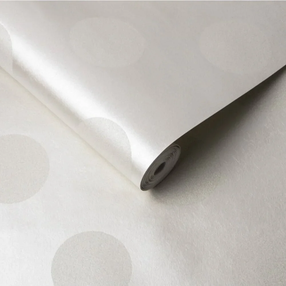 NEW Graham & Brown Polka Diamond Bead Wallpaper 105167 Cream Pearl Elegant